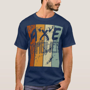 Camiseta Vintage Ax Thrower Throw Tomahawk Thwing