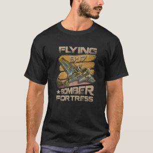 Camiseta Vintage B 17 Bomber WW2 Plane Aviation Aviplane G
