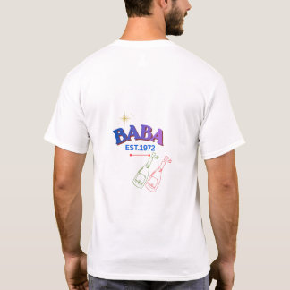 Camiseta Vintage Baba Est. 1972 Dia dos Pais