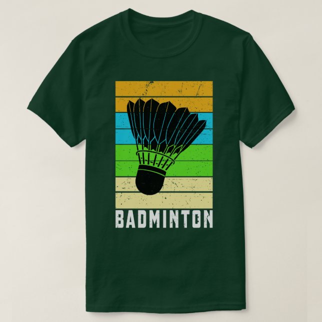 Camiseta Vintage Badminton (Frente do Design)