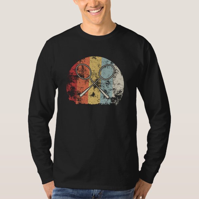 Camiseta Vintage Badminton (Frente)