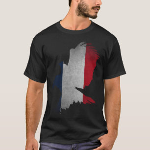 Camiseta Vintage bald eagle voando em França