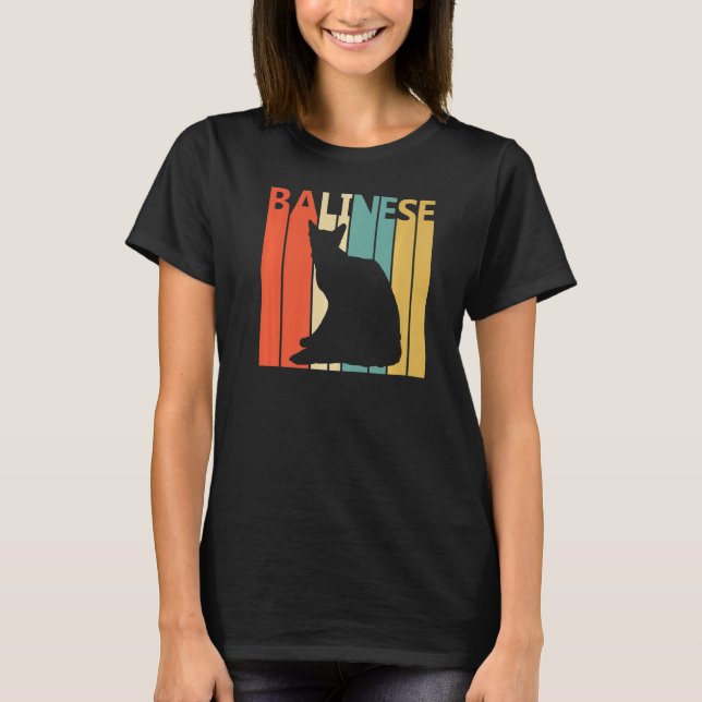 Camiseta Vintage Balinese Cat (Frente)