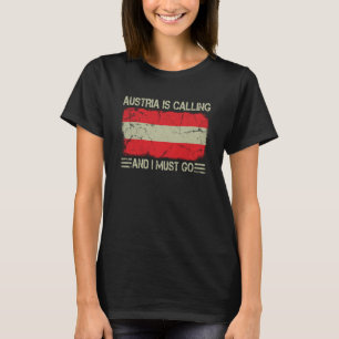 Camiseta Vintage, Bandeira Austríaca, Áustria, chama-se I M