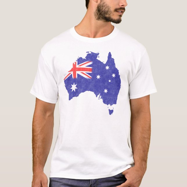 Camiseta Vintage, Bandeira da Austrália, foi desapontada (Frente)