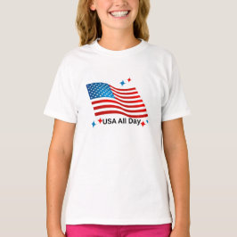Camiseta Vintage Bandeira dos EUA | Bandeira Ameri