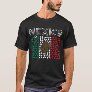 Camiseta Vintage, Bandeira Mexicana, Orgulho do Dia da Inde