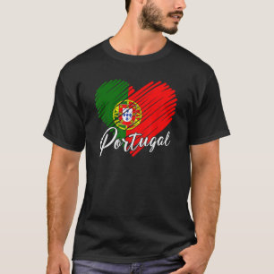 Camiseta Vintage Bandeira Portuguesa Orgulho Raízes Heríz