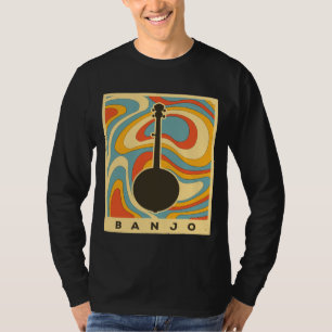 Camiseta Vintage Banjo Player Music Retro 1