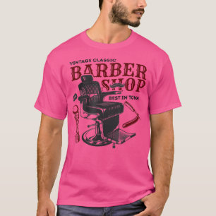 Camiseta Vintage Barber Clássico Compra Engraçado Presente
