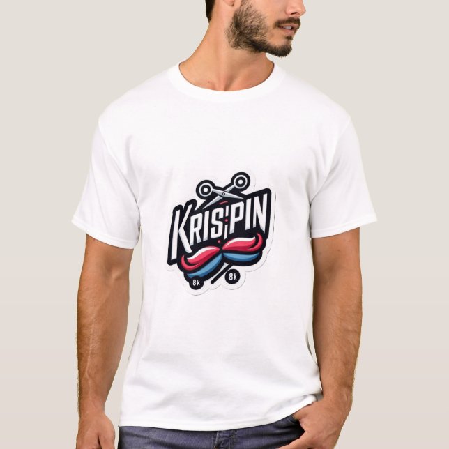 Camiseta Vintage Barber Pole - Krispin 8K (Frente)