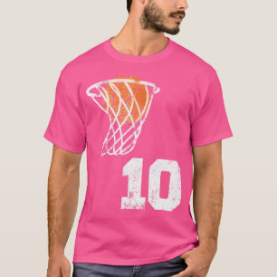Camiseta Vintage Basball Jersey Número 10 Jogador Numbe
