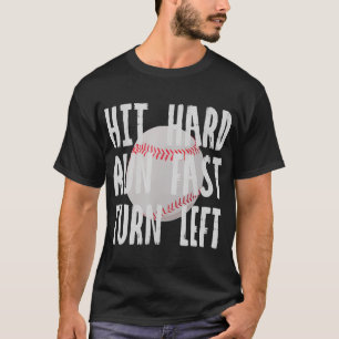 Camiseta Vintage Baseball Lovers Gift Men Atingem o Duro ra
