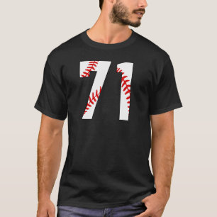 Camiseta Vintage Baseball Mãe 71 Jersey Baseball Favorito