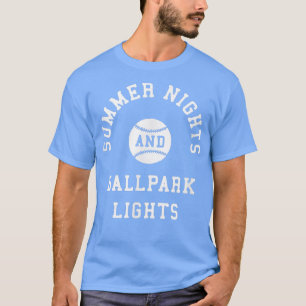Camiseta Vintage Baseball Softball Mãe Noites de Verão Ball
