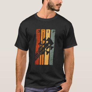 Camiseta Vintage Bass Guitar Eadg Tuning Retro Bhelp Play