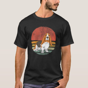 Camiseta Vintage Basset Hound Dog - Voltage Basset Hound
