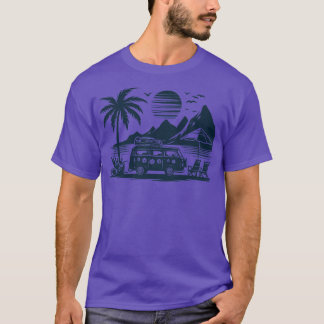 Camiseta Vintage Beach TShirt 1