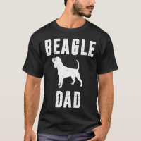 Vintage Beagle Pai Gift Cão Pai Tricolor Beagle
