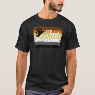 Camiseta Vintage Bear Irmandade Orgulho gay Rainbow Word