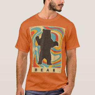 Camiseta Vintage Bear Lover Animal Retro Style