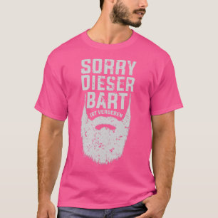 Camiseta Vintage Beard Forcejando Hipster Engraçado