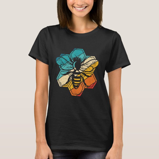 Camiseta Vintage Bee Whisperer Beekeeper Beekeeper Mot (Frente)