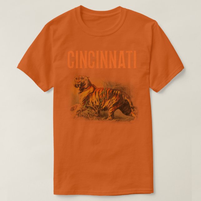 Camiseta Vintage Bengals 70s Truck Stop (Frente do Design)