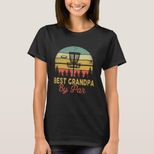 Camiseta Vintage Best Avô By Par Disk Golf Gift Gift Pai Fa