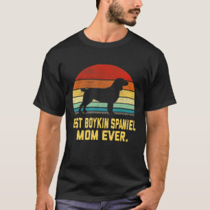 Camiseta Vintage Best Boykin Spaniel Mãe Nunca