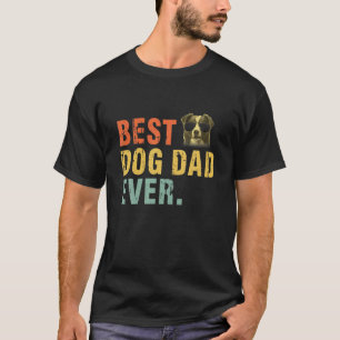 Camiseta Vintage Best Dog Pai Ever T Border Collie S