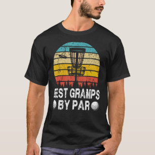Camiseta Vintage Best Gramps By Par Disk Golf Golfer Padre