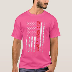 Camiseta Vintage Best Gramps Ever American Flag Da Padre
