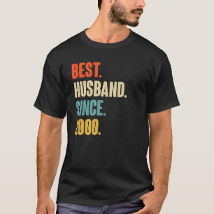Camiseta Vintage Best Husband Desde 2000 22nd Wedding Anive
