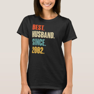 Camiseta Vintage Best Husband Desde Anive De Casamento De 2