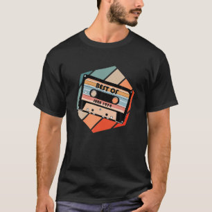 Camiseta Vintage Best of June 1974 Cassette Retro Birthday