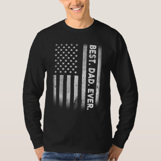 Camiseta Vintage Best Pai Alguma Vez Americana Bandeira Afa