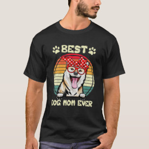 Camiseta Vintage Best Shiba Inu Mãe Cachorro Mama Engraçada