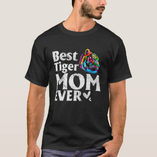Camiseta Vintage Best Tiger Mamãe Já Cortou O Momento Do 