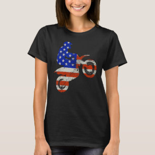 Camiseta Vintage Bike Graphic For Biker Legal Usa Flag 4th 
