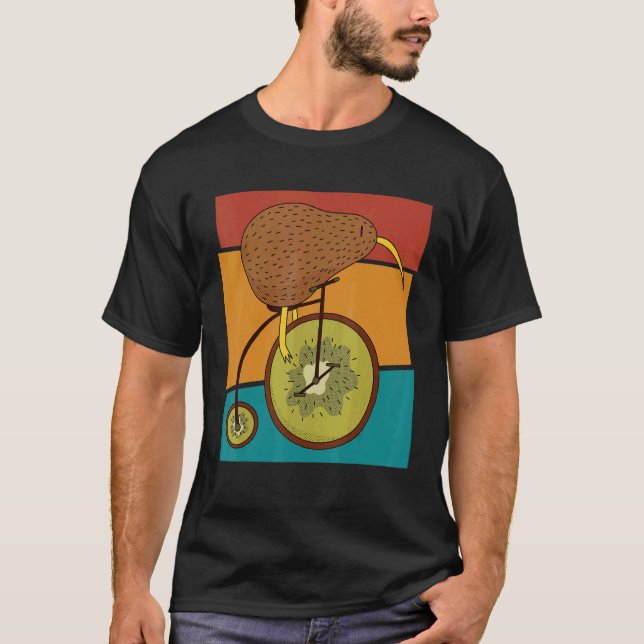 Camiseta Vintage Bike Kiwi Bird (Frente)