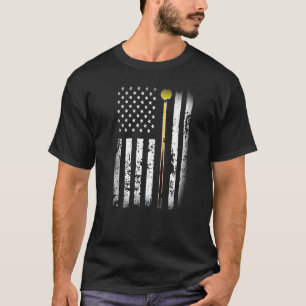 Camiseta Vintage Billiards Piscina Player Mesa American Fla