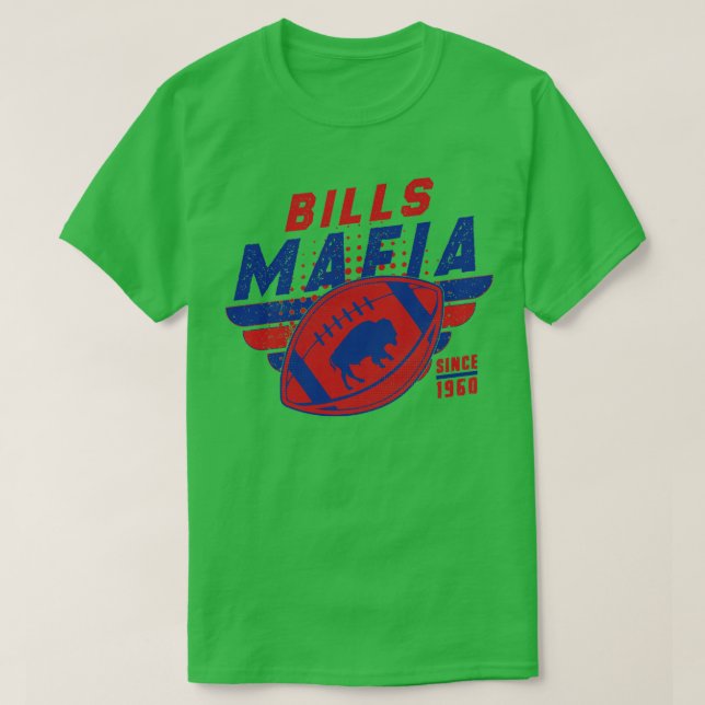 Camiseta Vintage Bills Mafia Desde 1960 (Frente do Design)