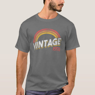 Camiseta Vintage Birthday 1970 50º Aniversário Presente 50