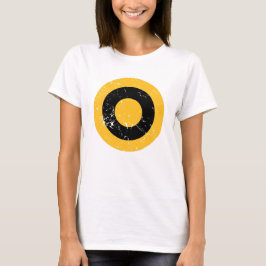 Camiseta Vintage Black & Amber Roundel (Vers.2)