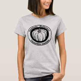 Camiseta Vintage Black Halloween Pumpkin Ink Art