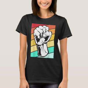 Camiseta Vintage Black History Month Fist Men 6
