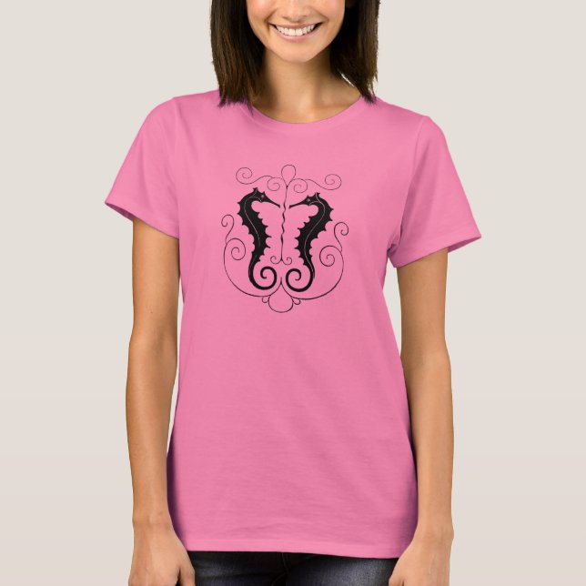 Camiseta Vintage Black Seacavalos (Frente)