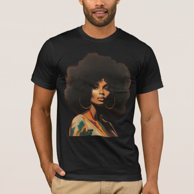 Camiseta Vintage Black Woman (Frente)