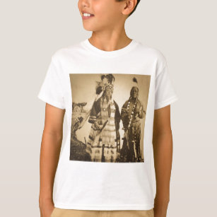 Camiseta Vintage Blackfoot do chefe e do guerreiro de